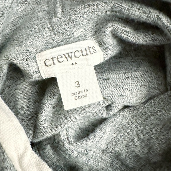 Crewcuts | Marled Gray Hooded Sweatshirt (3T) 🩶 - Picture 4 of 5
